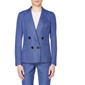 SUISTUDIO Joss Double Breasted Wool Blend Jacket